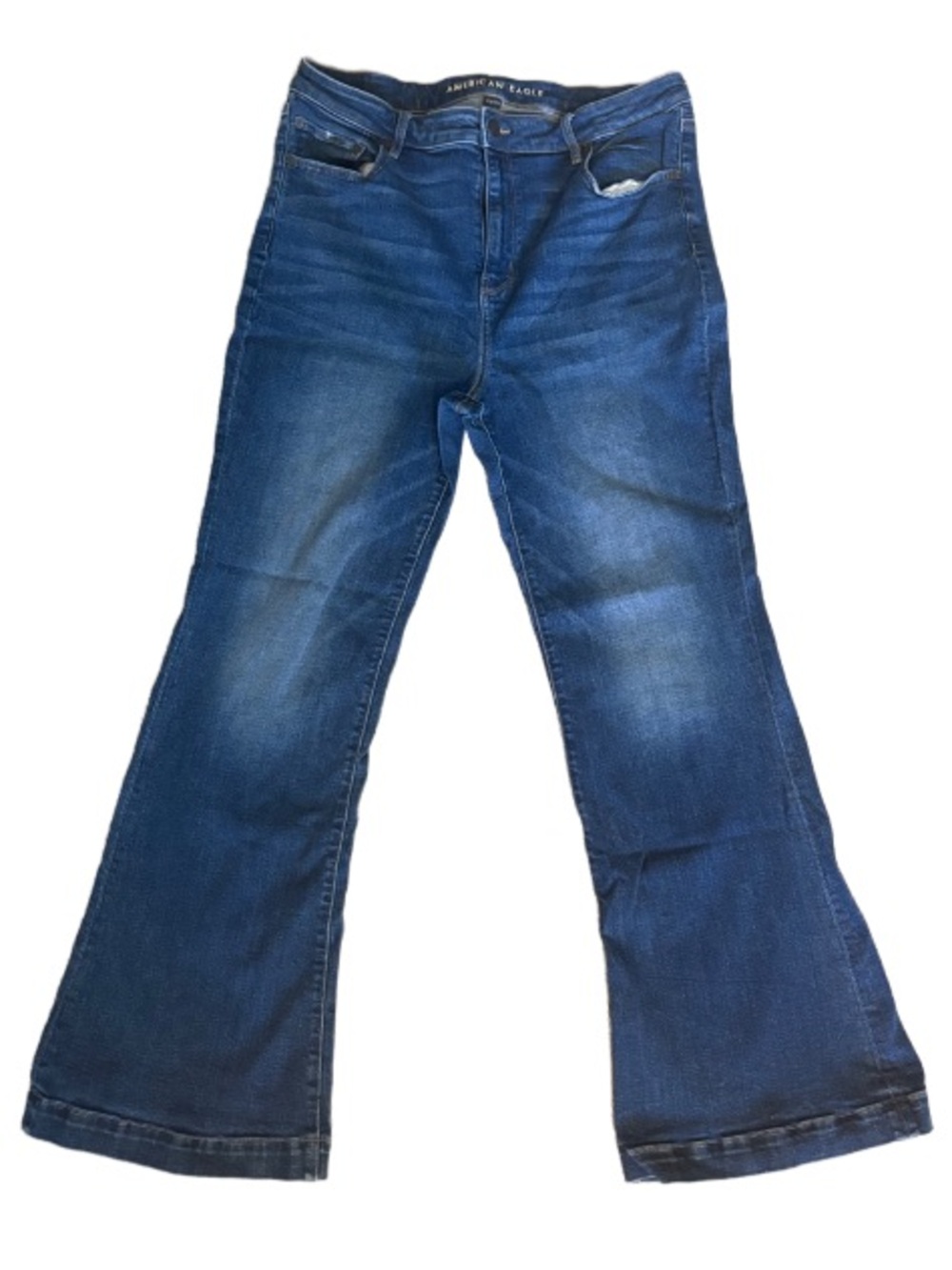 American Eagle Outfitters Women’s Blue Flare Jeans